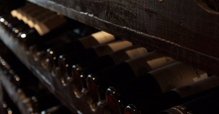 Wine - Cellar With Wine Bottles